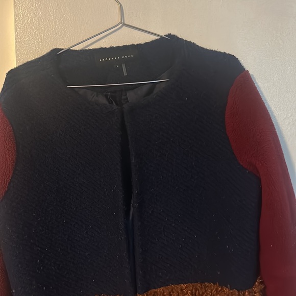 Endless Rose Colorblock Coat - Picture 3 of 10